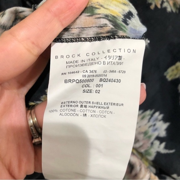 Brock Collection Floral Printed Quintina Dress size 2. - Picture 5 of 10